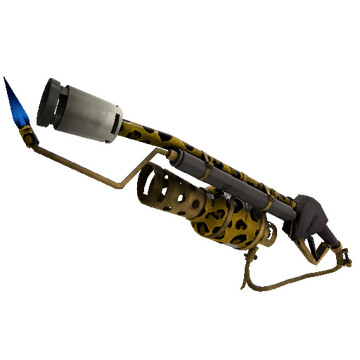 Unusual Professional Killstreak Leopard Printed Flame Thrower (Factory New)