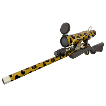 Unusual Professional Killstreak Leopard Printed Sniper Rifle (Minimal Wear)
