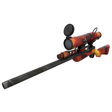 Unusual Professional Killstreak Organ-ically Hellraised Sniper Rifle (Well-Worn)