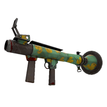 Unusual Professional Killstreak Quack Canvassed Rocket Launcher (Battle Scarred)