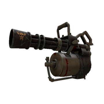 Unusual Professional Killstreak Sacred Slayer Minigun (Battle Scarred)