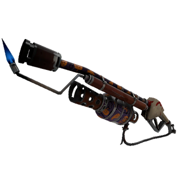 Unusual Professional Killstreak Spirit of Halloween Flame Thrower (Well-Worn)