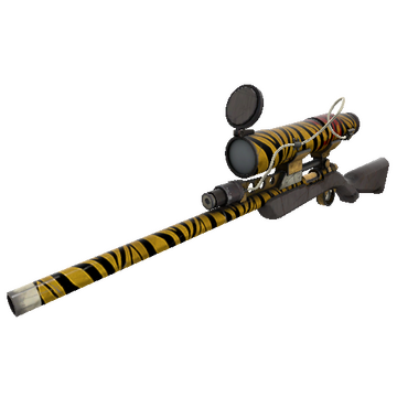 Unusual Professional Killstreak Tiger Buffed Sniper Rifle (Well-Worn)