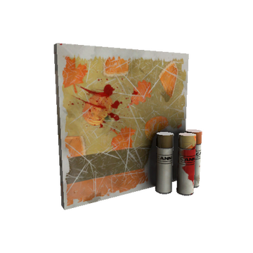 Unusual Pumpkin Pied War Paint (Battle Scarred)