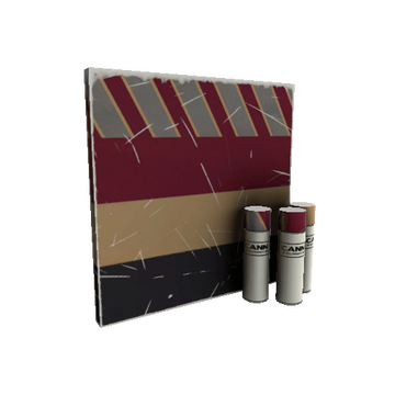 Unusual Saccharine Striped War Paint (Minimal Wear)