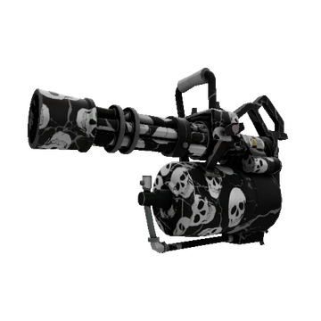 Unusual Skull Cracked Minigun (Minimal Wear)