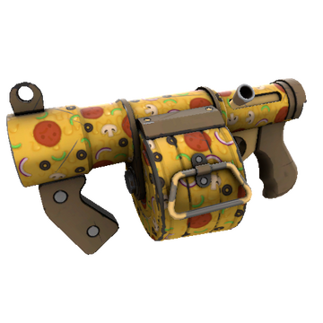 Unusual Specialized Killstreak Pizza Polished Stickybomb Launcher (Minimal Wear)