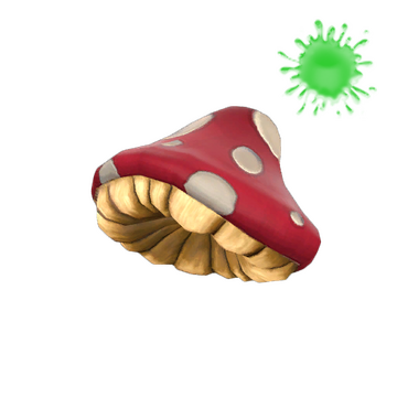 Unusual Toadstool Topper