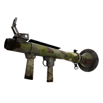 Unusual Woodland Warrior Rocket Launcher (Battle Scarred)