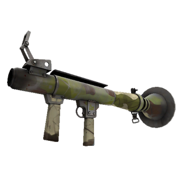 Unusual Woodland Warrior Rocket Launcher (Well-Worn)