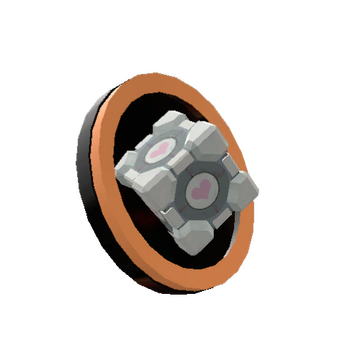 Vintage Companion Cube Pin