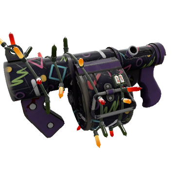 Festivized Stardust Stickybomb Launcher (Field-Tested)
