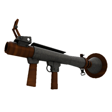 Strange Damascus and Mahogany Rocket Launcher (Factory New)