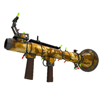 Strange Festivized Killstreak Sand Cannon Rocket Launcher (Field-Tested)