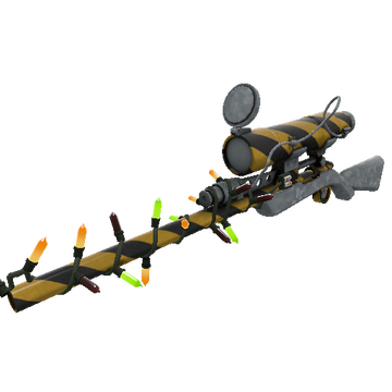 Strange Festivized Professional Killstreak Hazard Warning Sniper Rifle (Factory New)