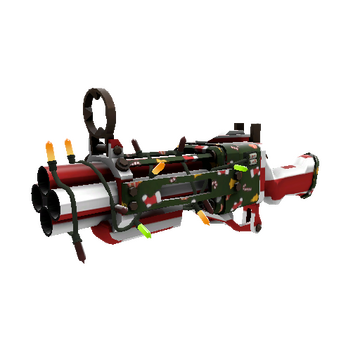 Strange Festivized Professional Killstreak Smissmas Village Iron Bomber (Factory New)