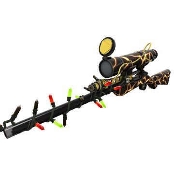Strange Festivized Professional Killstreak Thunderbolt Sniper Rifle (Field-Tested)
