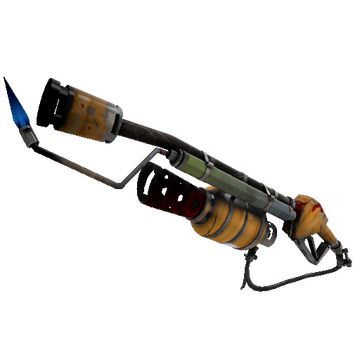 Strange Pumpkin Patch Flame Thrower (Well-Worn)