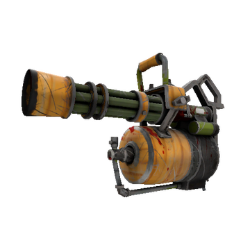 Strange Pumpkin Patch Minigun (Well-Worn)