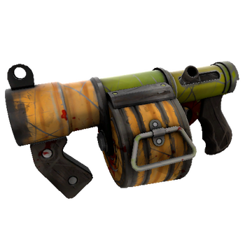 Strange Pumpkin Patch Stickybomb Launcher (Battle Scarred)