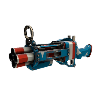 Strange Specialized Killstreak Freedom Wrapped Iron Bomber (Minimal Wear)