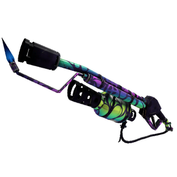 Strange Spectrum Splattered Flame Thrower (Minimal Wear)