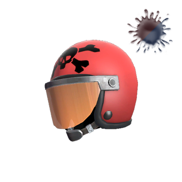 Strange Unusual Death Racer's Helmet