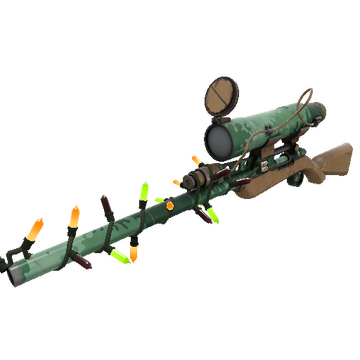 Strange Unusual Festivized Alpine Sniper Rifle (Field-Tested)