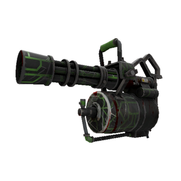 Unusual Alien Tech Minigun (Battle Scarred)