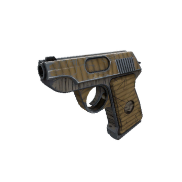 Unusual Bamboo Brushed Pistol (Well-Worn)