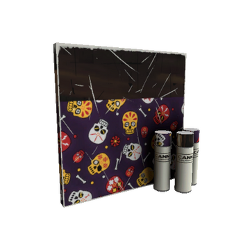 Unusual Calavera Canvas War Paint (Minimal Wear)