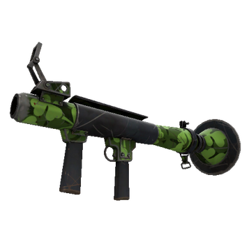 Unusual Clover Camo'd Rocket Launcher (Well-Worn)
