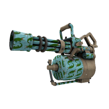 Unusual Croc Dusted Minigun (Minimal Wear)