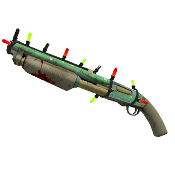 Unusual Festive Killstreak Flower Power Shotgun (Field-Tested)