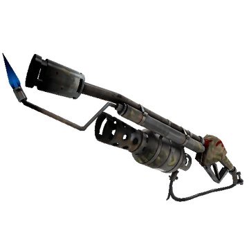 Unusual Festive Killstreak Forest Fire Flame Thrower (Battle Scarred)