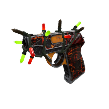 Unusual Festive Professional Killstreak Shot to Hell Pistol (Well-Worn)