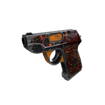 Unusual Festive Shot to Hell Pistol (Battle Scarred)