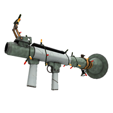 Unusual Festivized Aqua Marine Rocket Launcher (Minimal Wear)