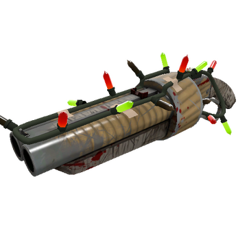 Unusual Festivized Bamboo Brushed Scattergun (Battle Scarred)