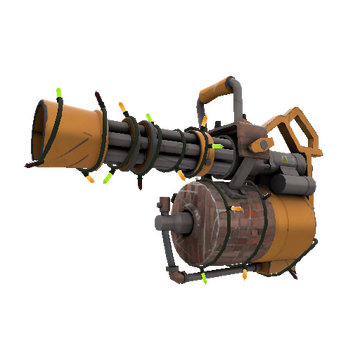 Unusual Festivized Brick House Minigun (Minimal Wear)