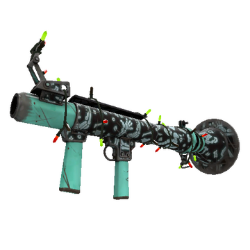 Unusual Festivized Broken Bones Rocket Launcher (Well-Worn)