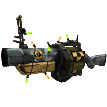 Unusual Festivized Butcher Bird Grenade Launcher (Well-Worn)