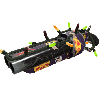 Unusual Festivized Calavera Canvas Scattergun (Field-Tested)