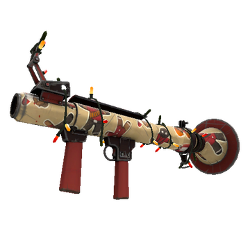 Unusual Festivized Cookie Fortress Rocket Launcher (Field-Tested)