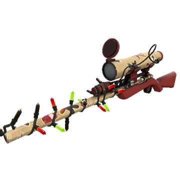 Unusual Festivized Cookie Fortress Sniper Rifle (Minimal Wear)