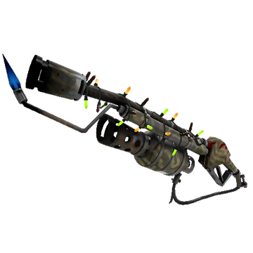 Unusual Festivized Forest Fire Flame Thrower (Well-Worn)