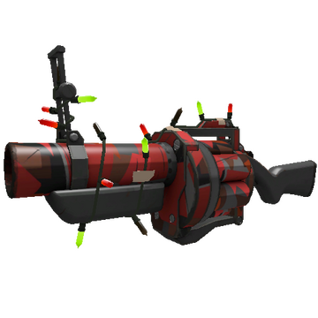 Unusual Festivized Geometrical Teams Grenade Launcher (Minimal Wear)