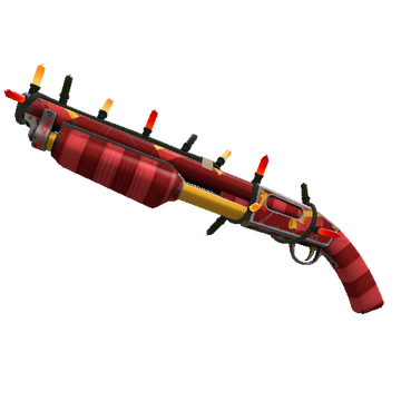 Unusual Festivized Gift Wrapped Shotgun (Field-Tested)
