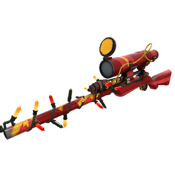 Unusual Festivized Gift Wrapped Sniper Rifle (Well-Worn)