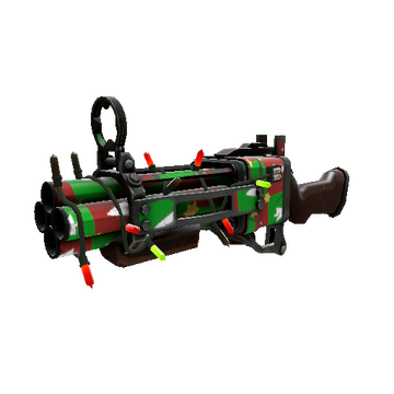 Unusual Festivized Gifting Mann's Wrapping Paper Iron Bomber (Field-Tested)